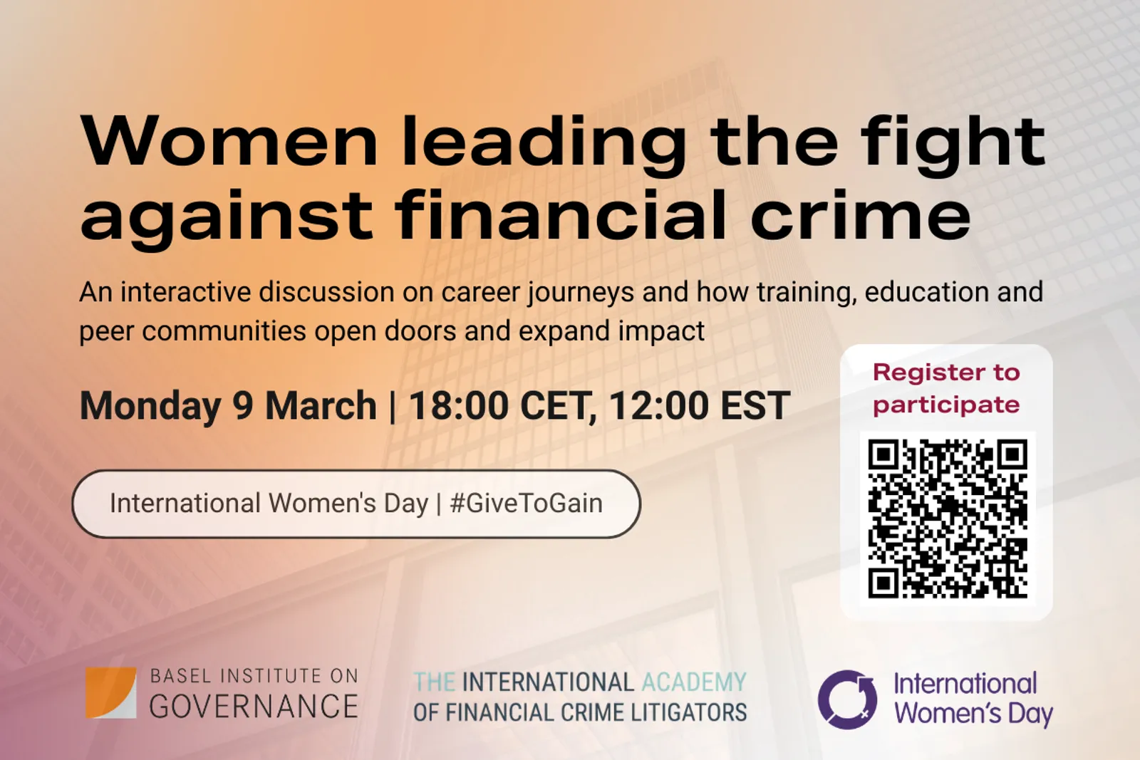 Women leading the fight against financial crime – online discussion