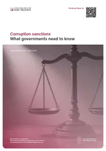 Working Paper 62: Corruption sanctions: What governments need to know