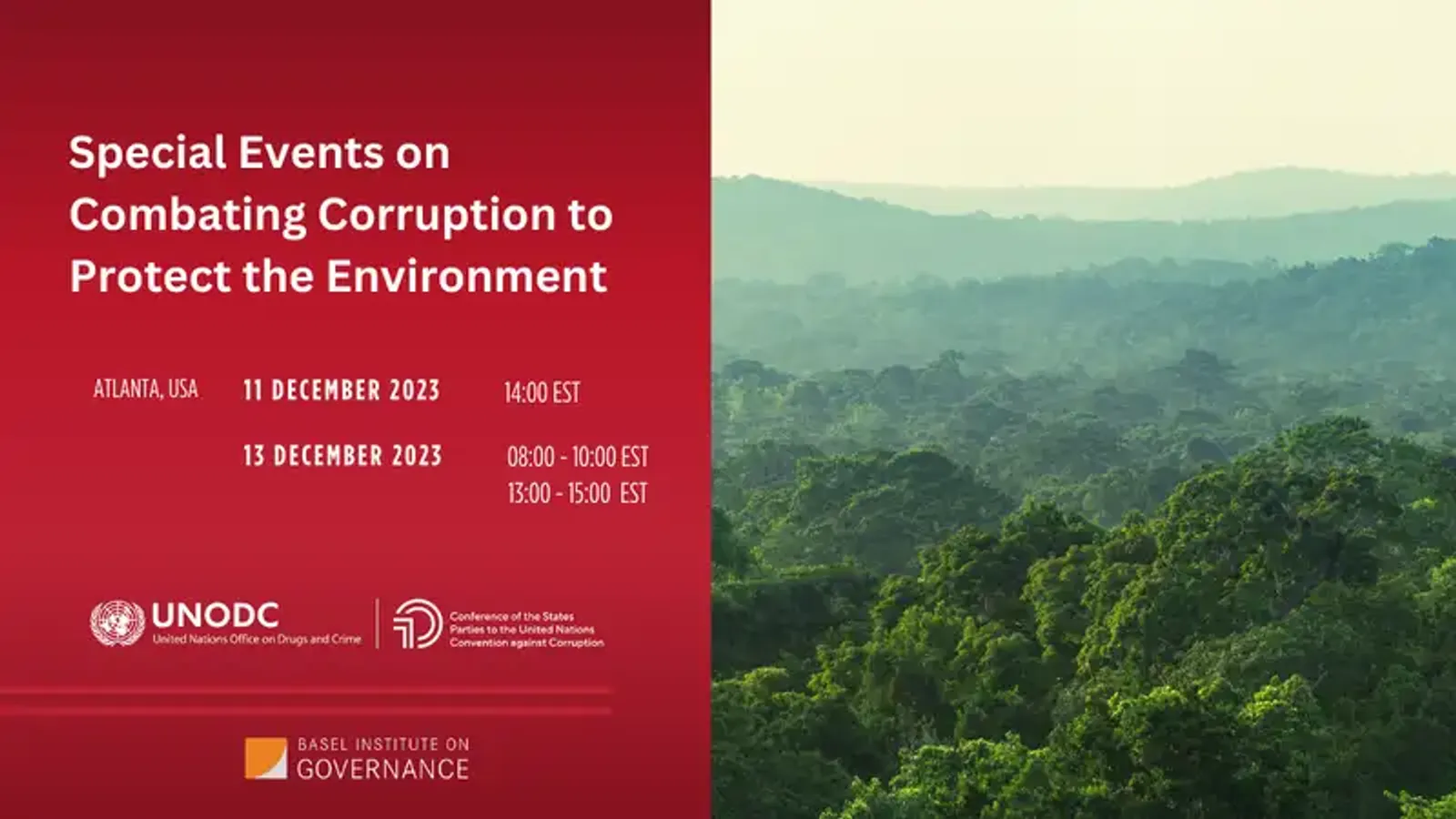 CoSP 10 events on environmental corruption