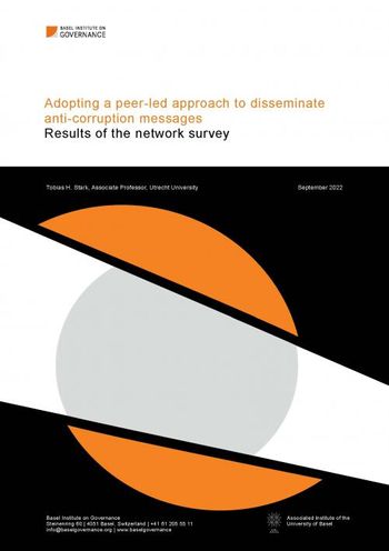 Adopting a peer-led approach to disseminate anti-corruption messages: Results of the network survey