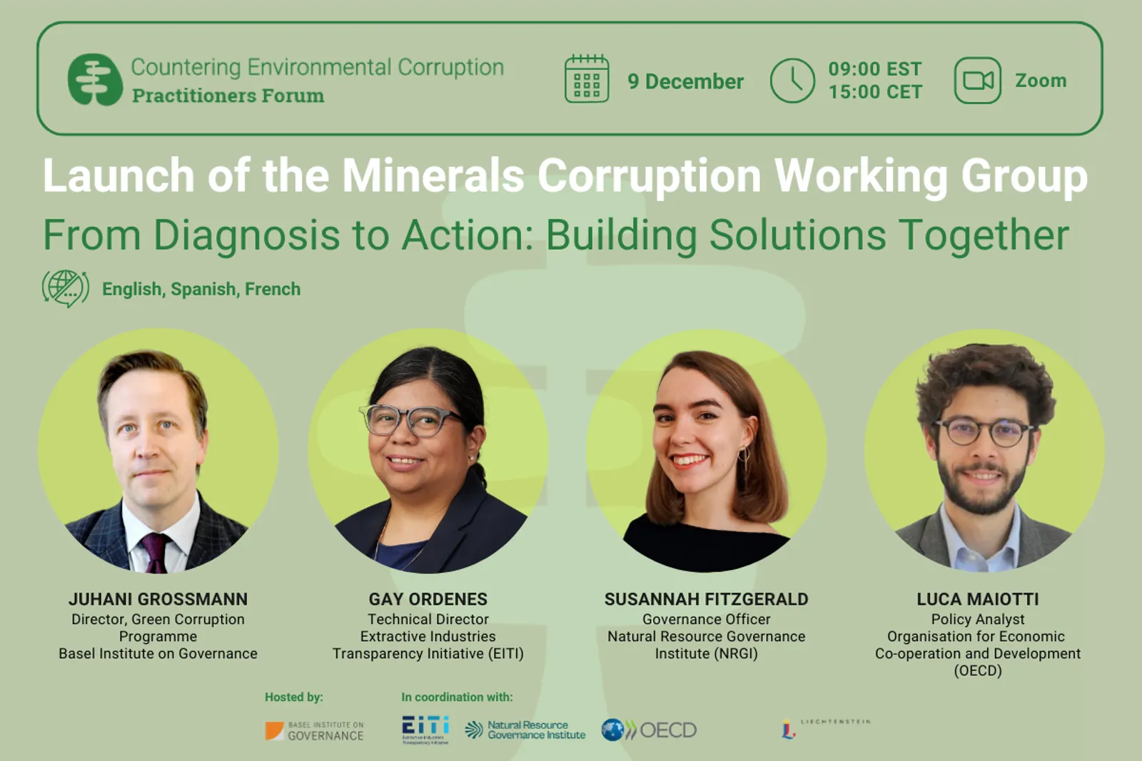 Launch of the Minerals Corruption Working Group