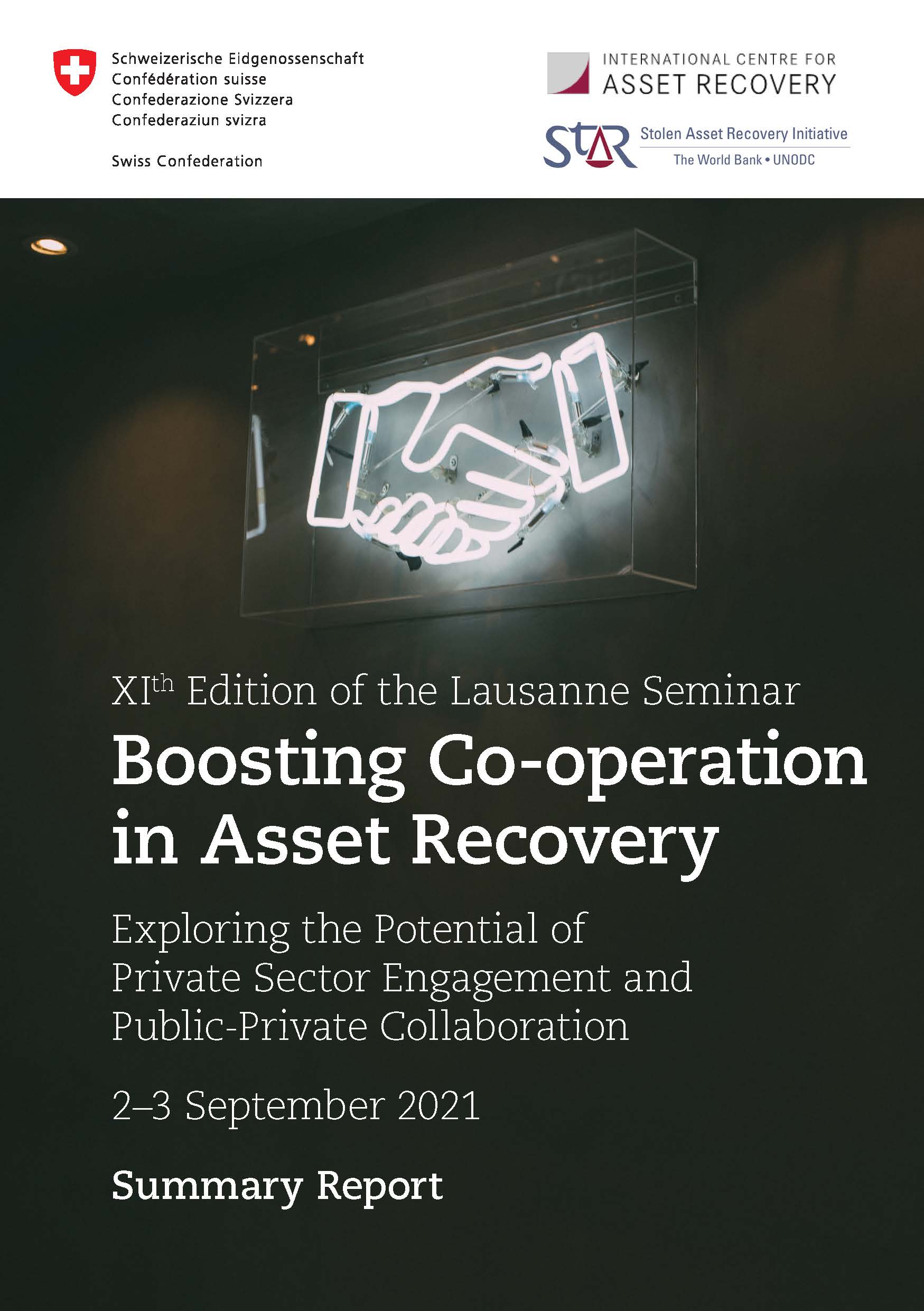 Boosting Co-operation in Asset Recovery: Exploring the Potential of Private Sector Engagement and Public-Private Collaboration cover