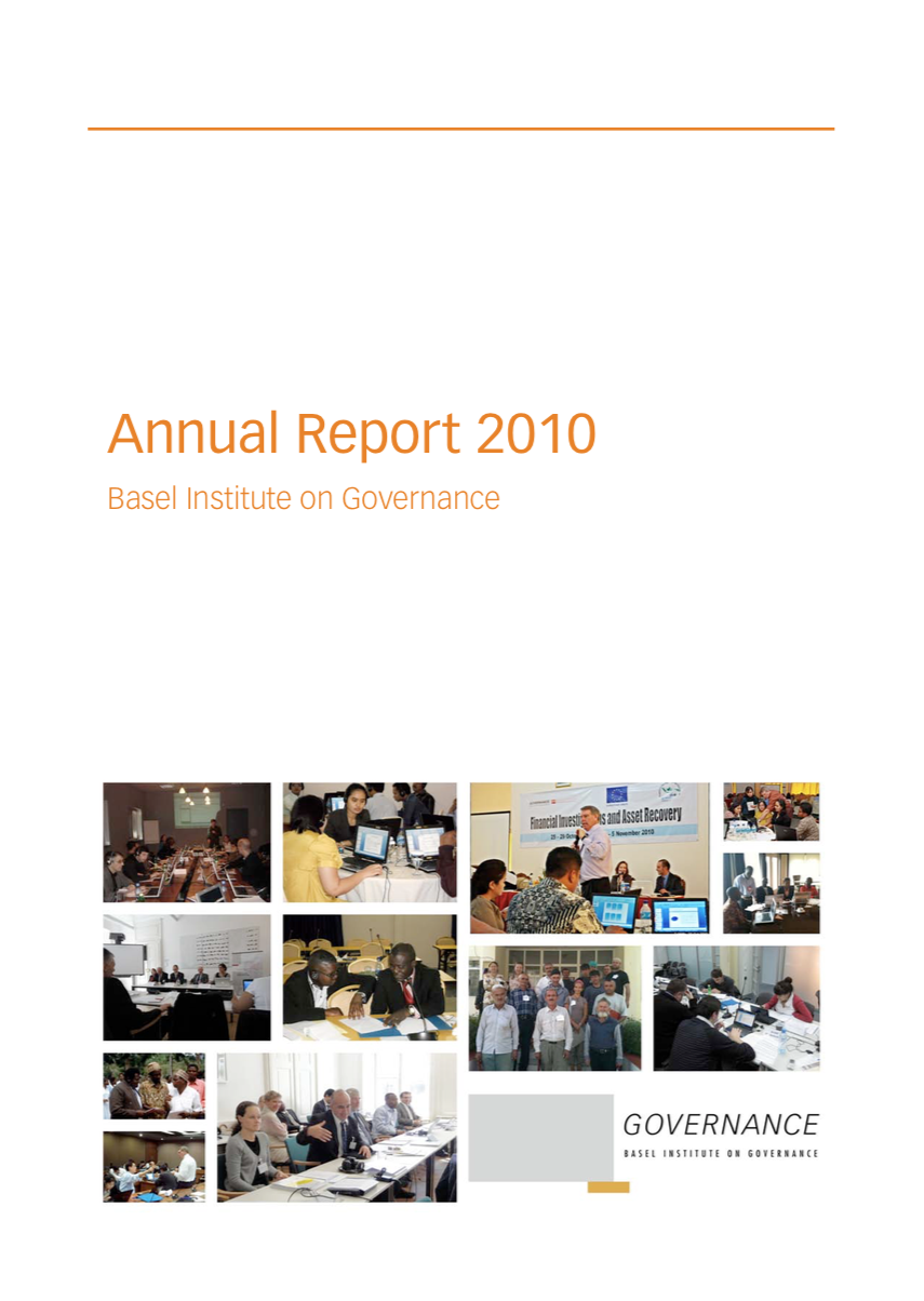 Annual Report 2010 cover