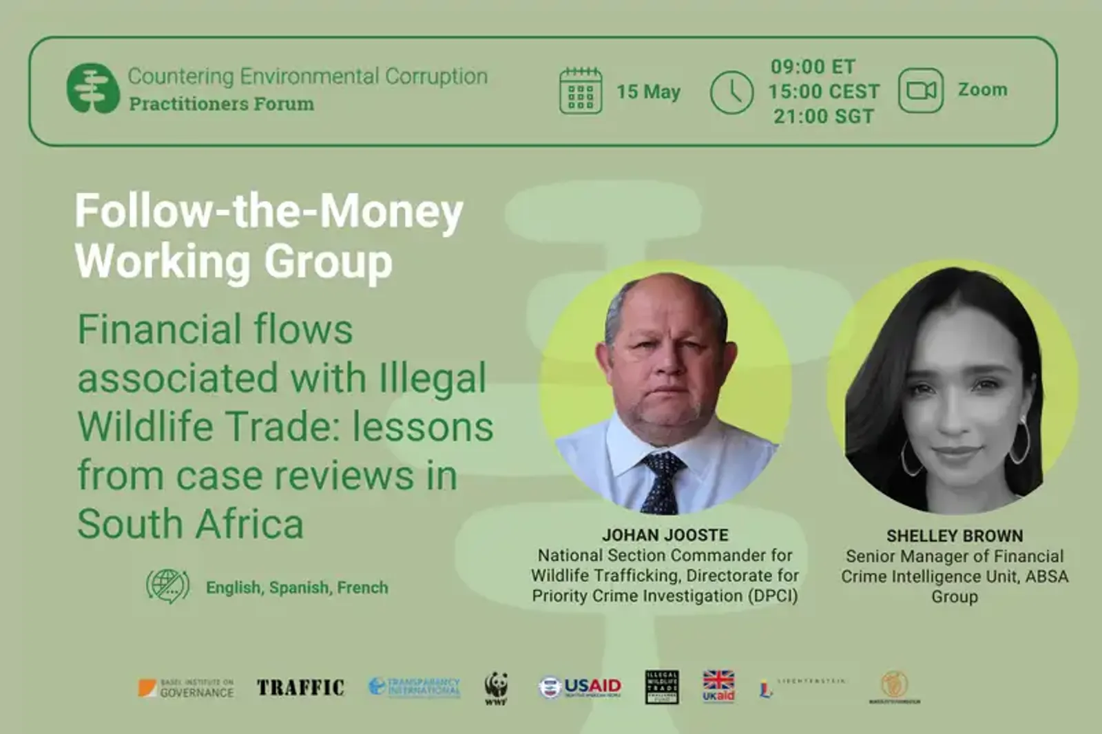 Financial flows associated with illegal wildlife trade: lessons from case reviews in South Africa