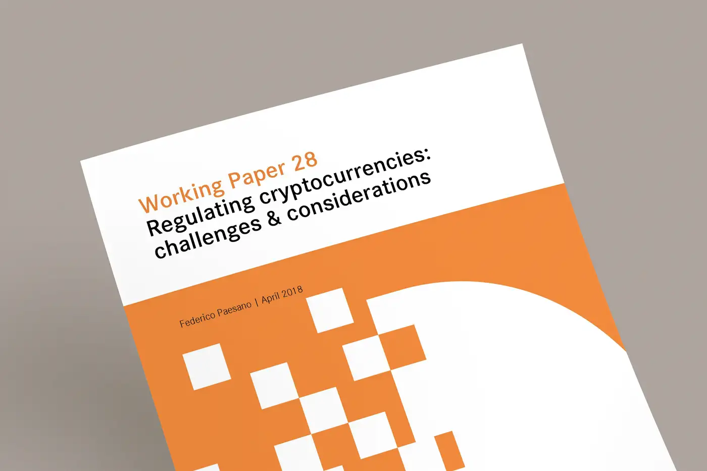 New Working Paper: Regulating cryptocurrencies - challenges & considerations