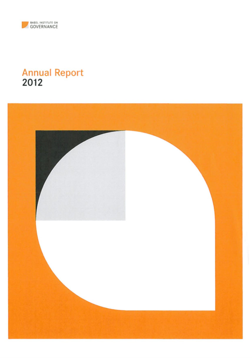 Annual Report 2012 cover