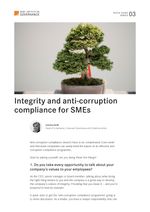 Quick Guide 3: Integrity and anti-corruption compliance for SMEs