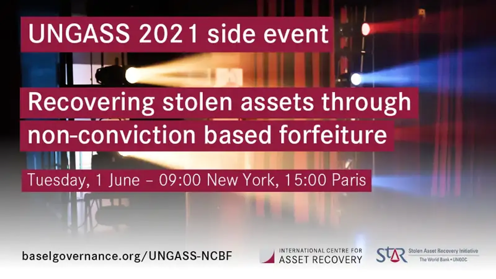 Recovering stolen assets through non-conviction based forfeiture – an UNGASS side event