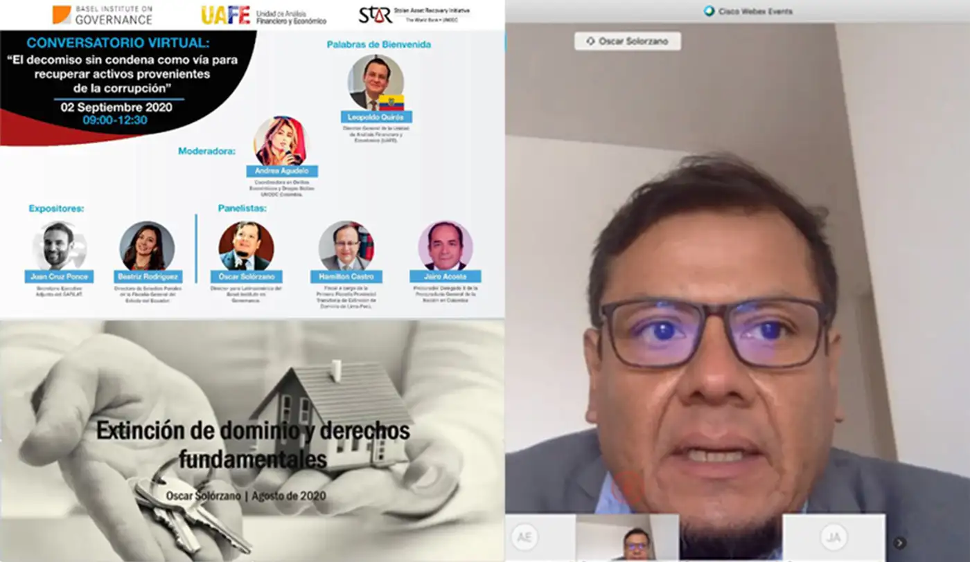 Debating non-conviction-based confiscation legislation for asset recovery in Ecuador