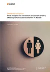 Gendered corruption: Initial insights into sextortion and double bribery affecting female businesswomen in Malawi