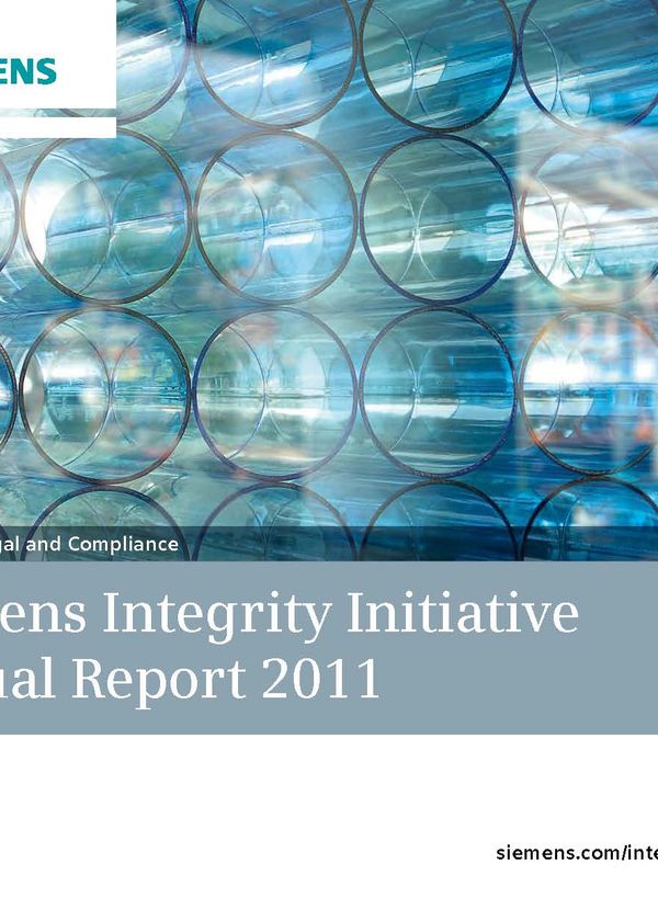 Siemens Integrity Initiative Annual Report 2011