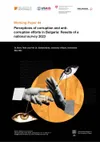 Working Paper 44: Perceptions of corruption and anti-corruption efforts in Bulgaria: Results of a national survey 2023 - Cloned