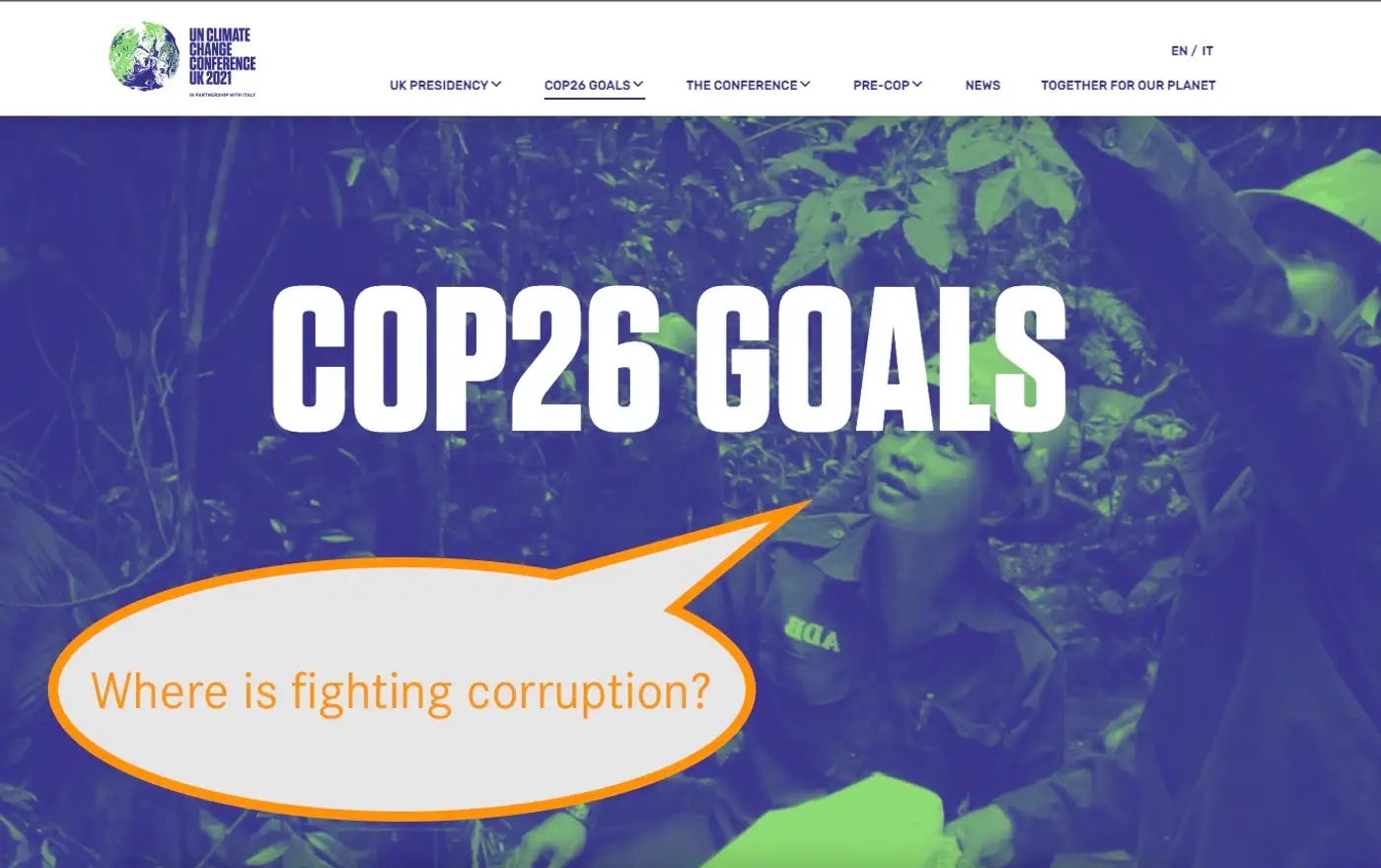 COP26: Is corruption on the agenda?