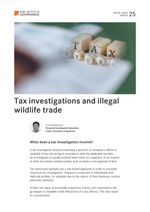 Quick Guide 25: Tax investigations and illegal wildlife trade