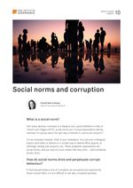 Quick Guide 10: Social norms and corruption