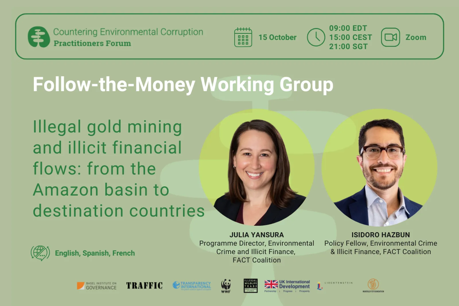 Illegal gold mining and illicit financial flows: from the Amazon basin to destination countries