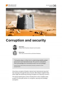 Quick Guide 36: Corruption and security