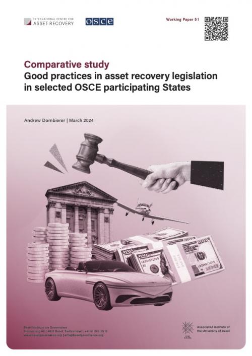 Working Paper 51: Good practices in asset recovery legislation in selected OSCE participating States cover