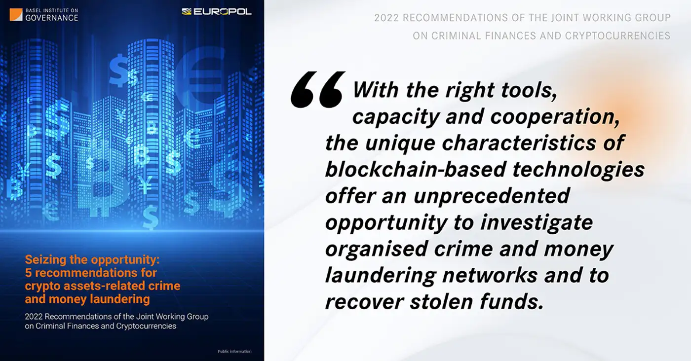 Seizing the opportunity: Europol–Basel Institute recommendations on tackling crypto crime and money laundering