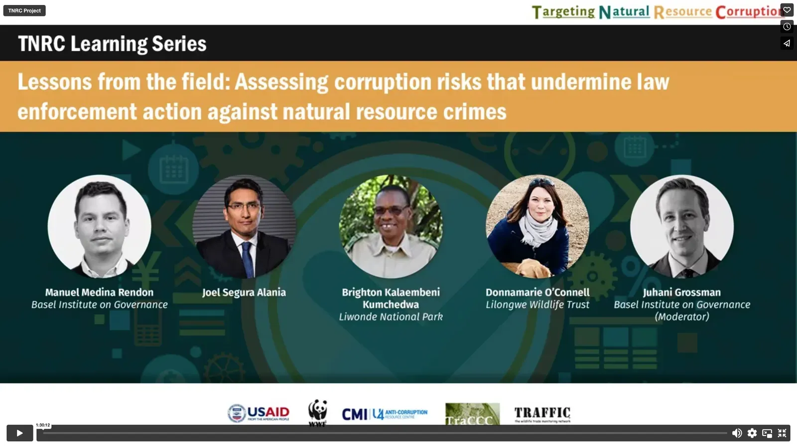  Assessing corruption risks that undermine law enforcement action against natural resource crimes