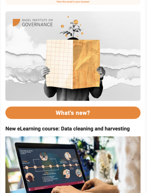Basel Institute newsletter - August 2024 cover