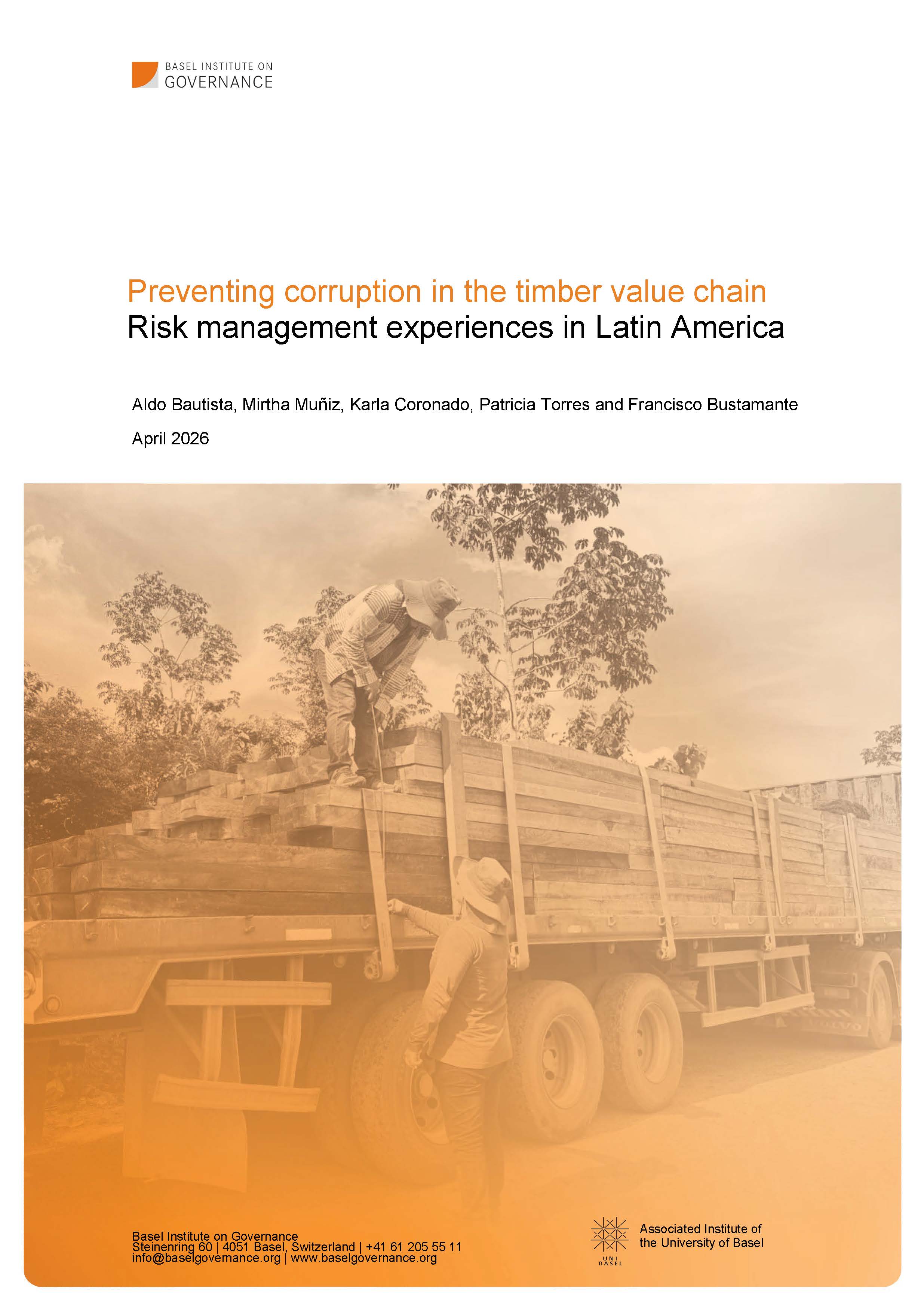 Preventing corruption in the timber value chain: Risk management experiences in Latin America cover