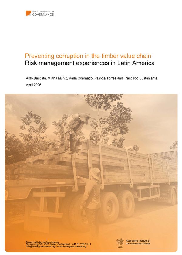 Preventing corruption in the timber value chain: Risk management experiences in Latin America