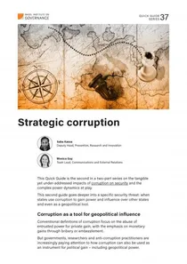 Quick Guide 37: Strategic corruption