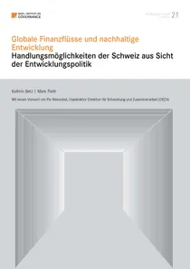 Working Paper 21: Globale Finanzflüsse und nachhaltige Entwicklung: Handlungsmöglichkeiten der Schweiz aus Sicht der Entwicklungspolitik
