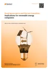 Working Paper 53: Good governance and the just transition: Implications for renewable energy companies