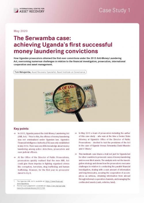 Case Study 1: The Serwamba case: achieving Uganda’s first successful money laundering convictions cover