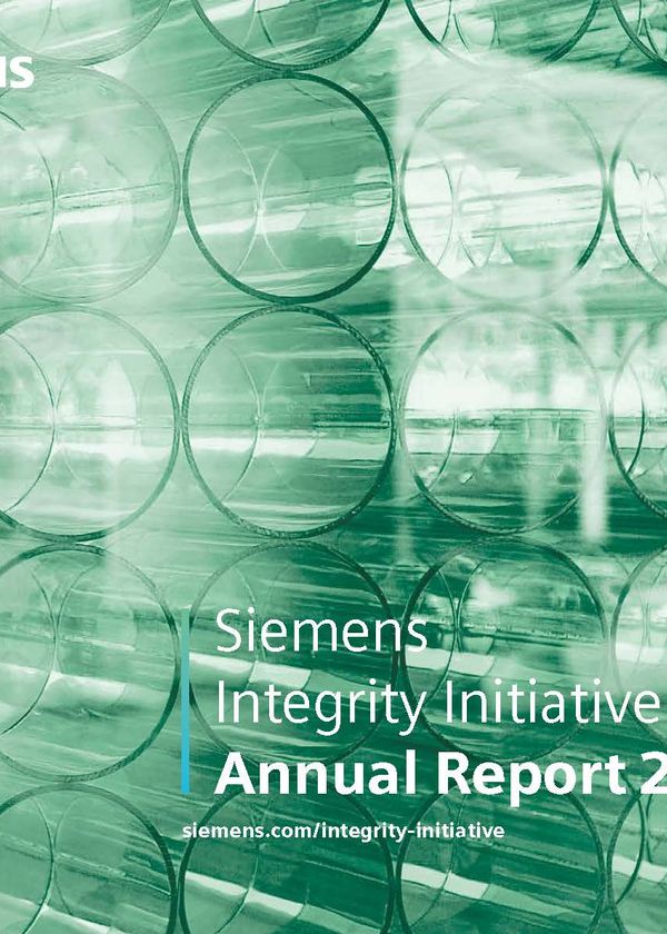 Siemens Integrity Initiative Annual Report 2020