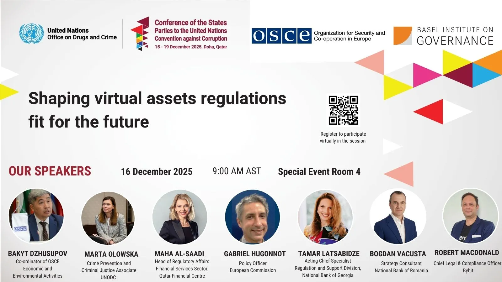 Shaping virtual assets regulations fit for the future (CoSP11 special event)