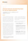 Policy Brief 9: Informal networks and what they mean for anti-corruption practice