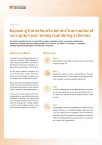 Research Case Study 3: Exposing the networks behind transnational corruption and money laundering schemes