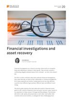 Quick Guide 20: Financial investigations and asset recovery