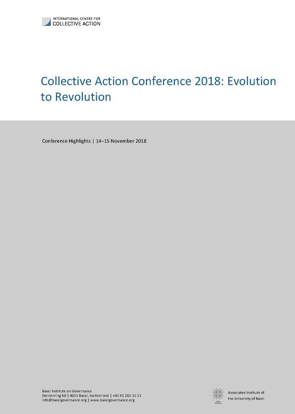 Collective Action Conference 2018: Evolution to Revolution – Conference Highlights