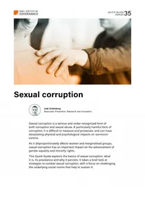 Quick Guide 35: Sexual corruption
