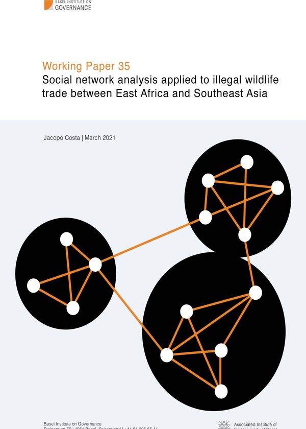 Working Paper 35: Social network analysis applied to illegal wildlife trade between East Africa and Southeast Asia