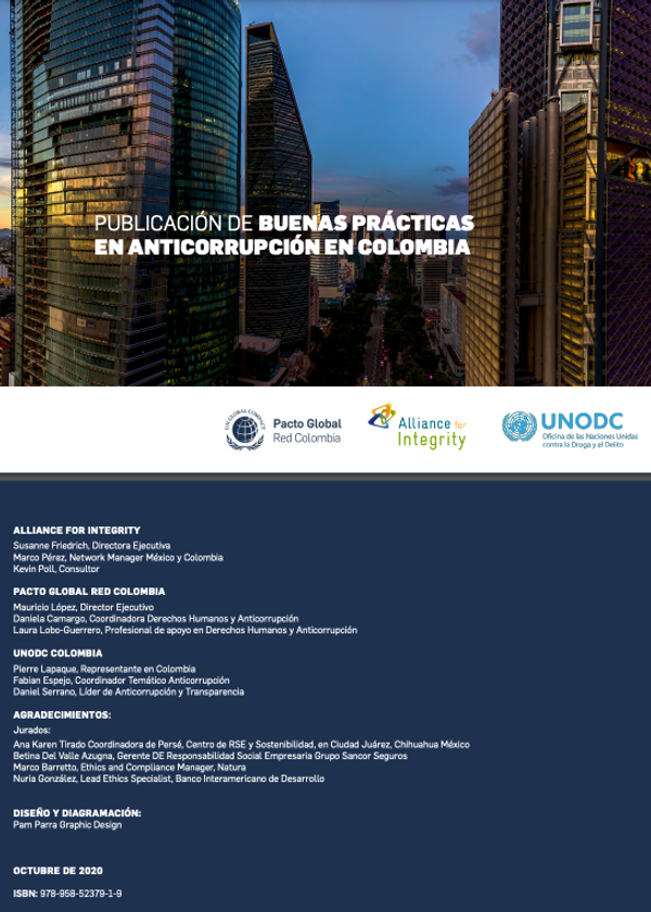 Publicación de buenas prácticas en anticorrupción en Colombia