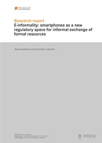 E-informality: smartphones as a new regulatory space for informal exchange of formal resources