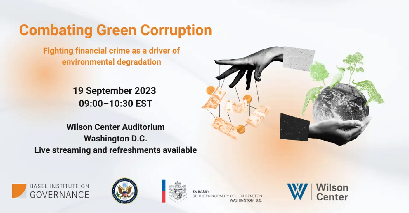 19 September: A high-level conversation on fighting financial crime as a driver of environmental degradation